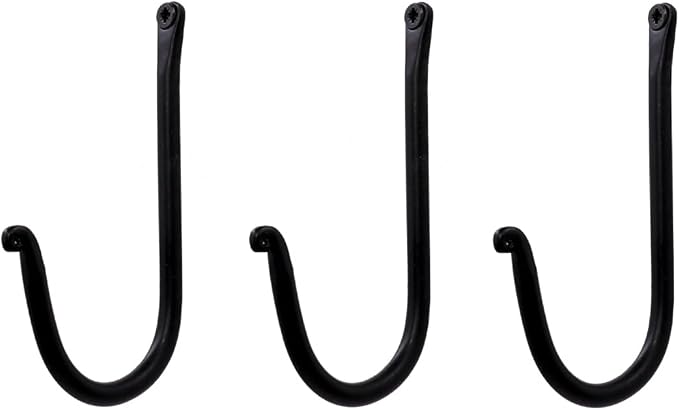 The Metal Magician Single Prong Wrought Iron Hooks, Vintage Hand Forged Iron - Image 5