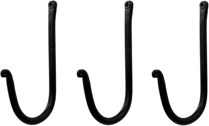 The Metal Magician Single Prong Wrought Iron Hooks, Vintage Hand Forged Iron - Image 5