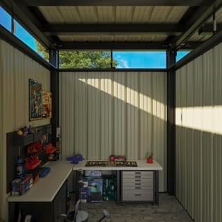Patiowell 14 x 7 FT Outdoor Storage Shed, 2-in-1 Garden Metal Shed - Image 3