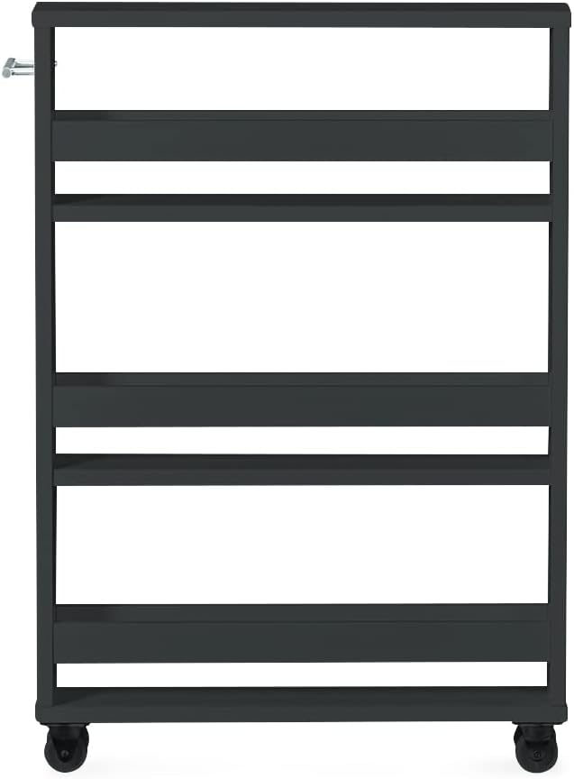 MUSEHOMEINC Compact Space Kitchen Pantry, 3-Tier Kitchen Removable Storage Cart - Image 6