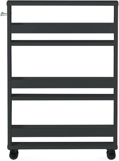 MUSEHOMEINC Compact Space Kitchen Pantry, 3-Tier Kitchen Removable Storage Cart - Image 6