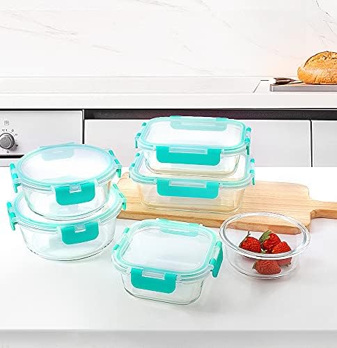 24-Piece Glass Food Storage Containers - Image 7