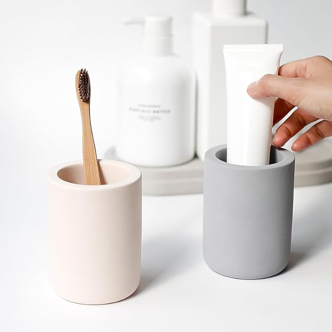 Selegna Drying Stone Toothbrush Holder, Diatomite Toothbrush Holders - Image 7