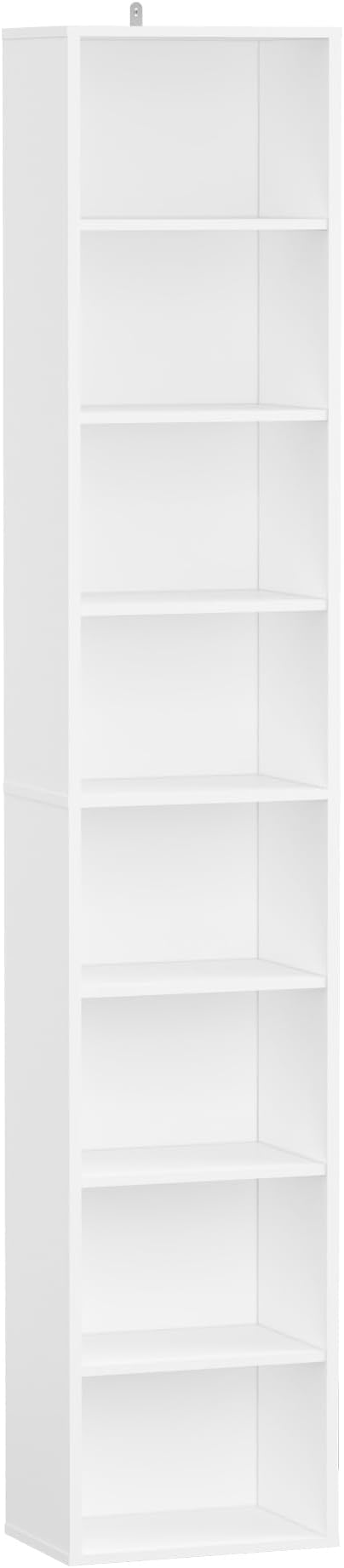 Panana 8 Tier Storage Shelf Bookcase, Slim Organizer Shelves Cabinet Tall by Panana