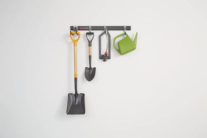 Rubbermaid FastTrack Garage Storage Utility Hooks 5 Piece Black All in One Rail - Image 11