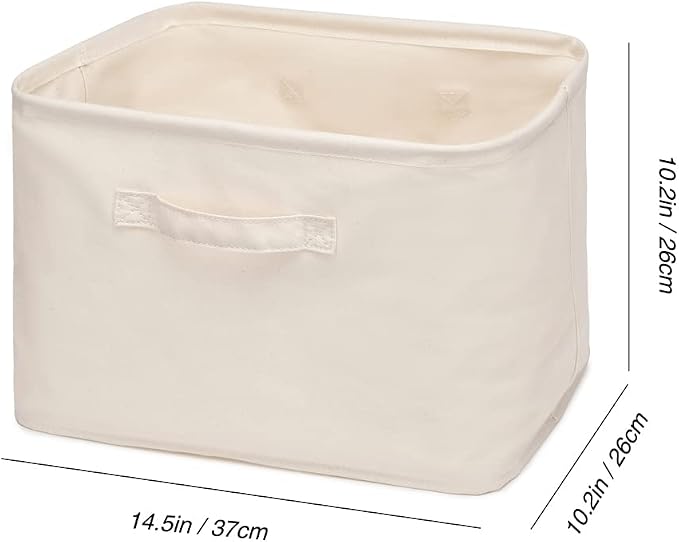 Decorative Basket Rectangular Fabric Storage Bin Organizer Basket - Image 6