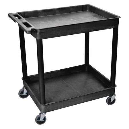 Utility Cart, 400 lb. Cap., 2 Shelves by Materro