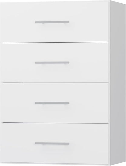 4 Drawer Short Tower Closet Unit, Modular Closet System, Wood Closet System by Unknown
