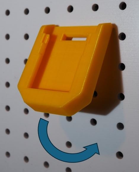 Pegboard Mount Compatible with Dewalt Battery - Image 5