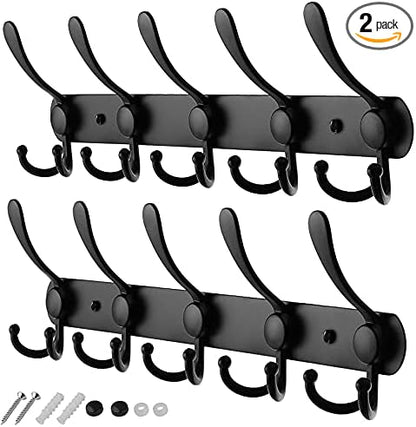 GlazieVault Coat Rack Wall Mount by GlazieVault