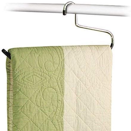 Blanket Hangers Set of 6 Heavy Duty Stainless Steel Hanger by StockYourHome