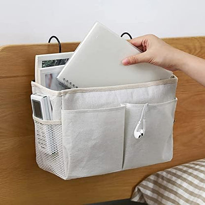 Bedside Caddy Organizer & Bedside Storage Basket Multi-Function Organizer - Image 4
