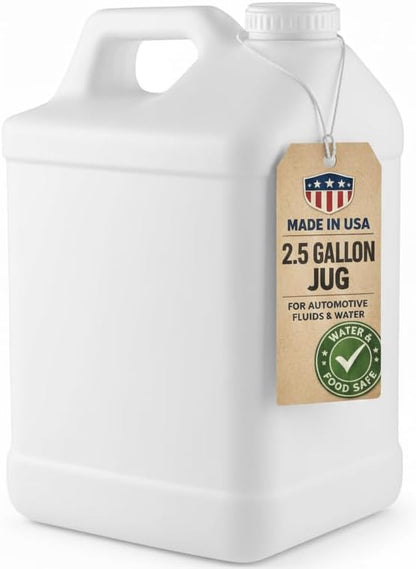 kitchentoolz 2.5 Gallon Water Jug – Heavy-Duty HDPE Carboy by KITCHENTOOLZ