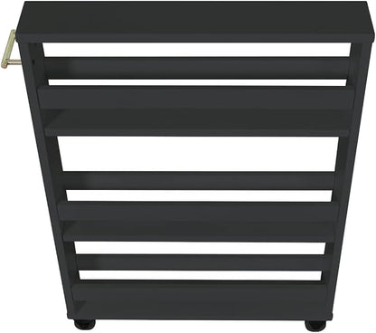 MUSEHOMEINC Compact Space Kitchen Pantry, 3-Tier Kitchen Removable Storage Cart - Image 5