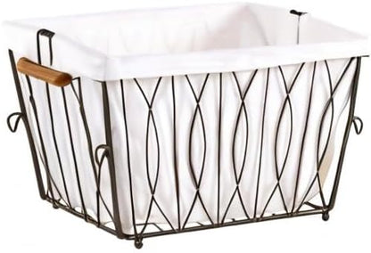 Artesa Verona Collapsible Metal Laundry Cart - Image 4