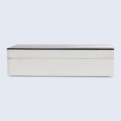 Handicrafts Home Black and White Decorative Storage Box - Image 4