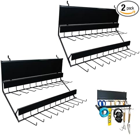 Century Drill & Tool, 2-tier pegboard rack space saver #03199 – perfect by CenturyDrillTool