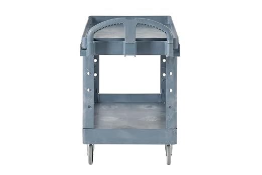 Rubbermaid Commercial Products BRUTE Heavy Duty 2-Shelf Utility/Service Cart - Image 4