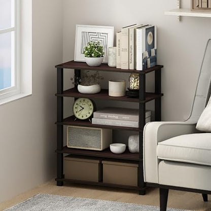 Furinno Turn-S-Tube Storage Shelves Set of 2, 3-Tier Stackable Standing Shelf - Image 2