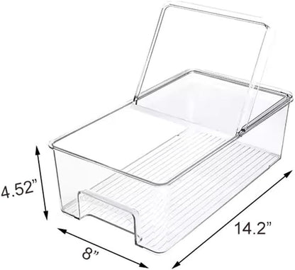 SANNO Freezer Containers Food Storage Containers Fridge Containers Plastic - Image 5