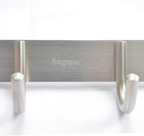 Towel Hook Rack Brushed Nickel - Image 4