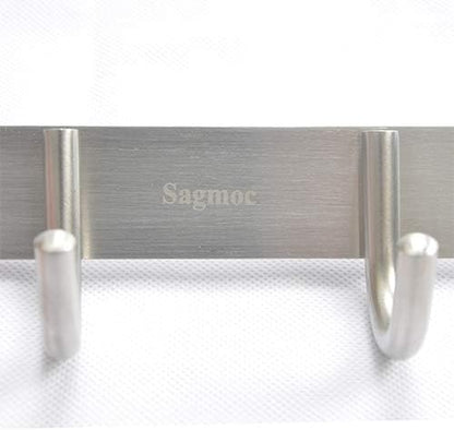 Towel Hook Rack Brushed Nickel - Image 4
