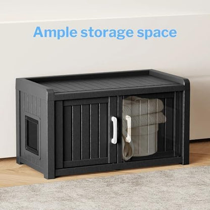 2 Doors Shoe Storage Bench - Image 6