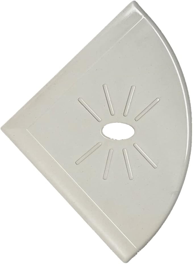 Tenedos Resin Decor 8 inch Corner Bathroom Shower Shelf Tile Flatback Wall - Image 5