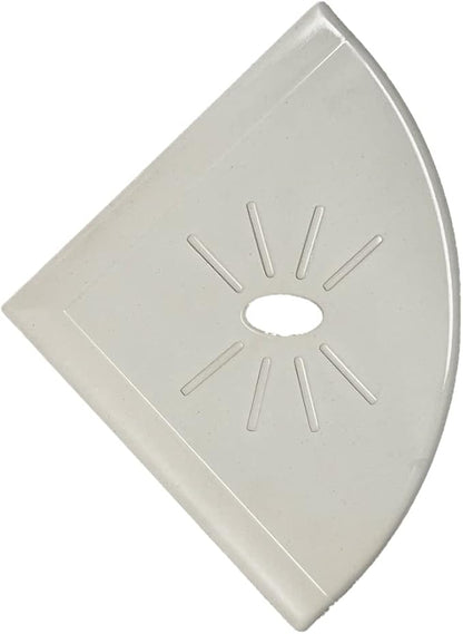 Tenedos Resin Decor 8 inch Corner Bathroom Shower Shelf Tile Flatback Wall - Image 5
