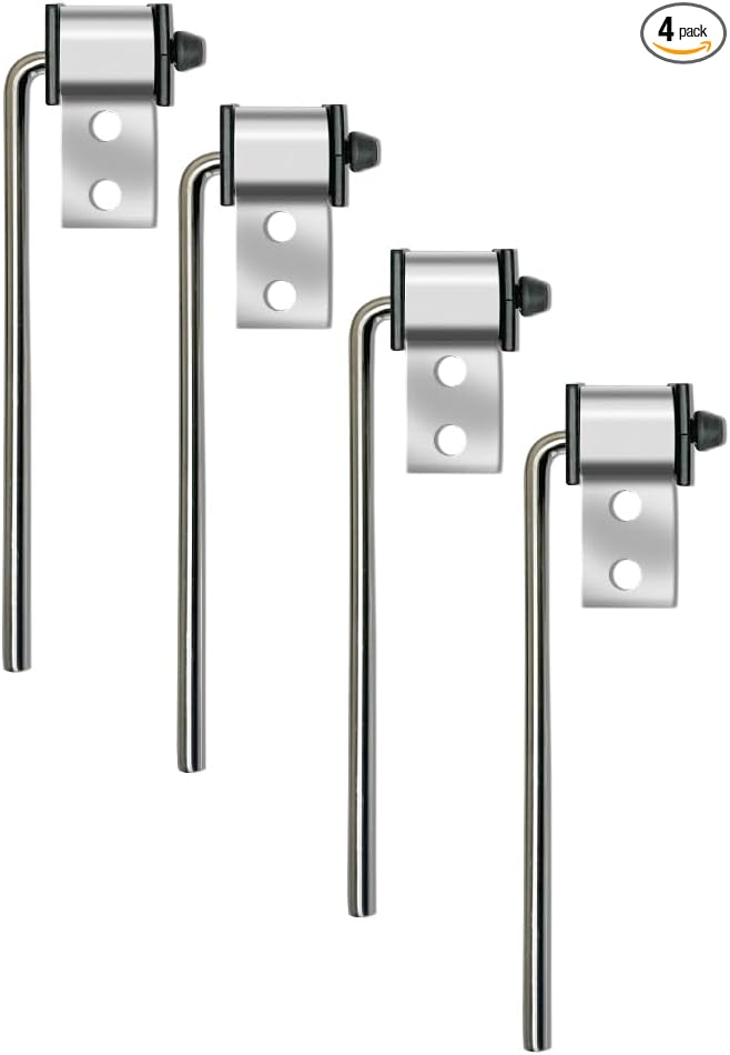 4 Pack Universal Stainless Steel Exhaust Hanger Rod Weld On Heavy Duty Exhaust by HAOXAOON