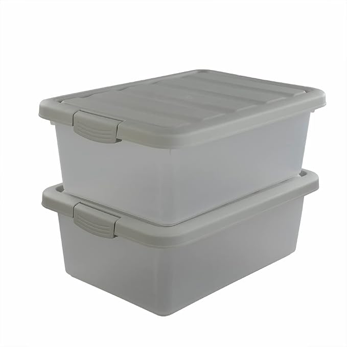 14 Quart Plastic Storage Box, 2 Packs - Image 2