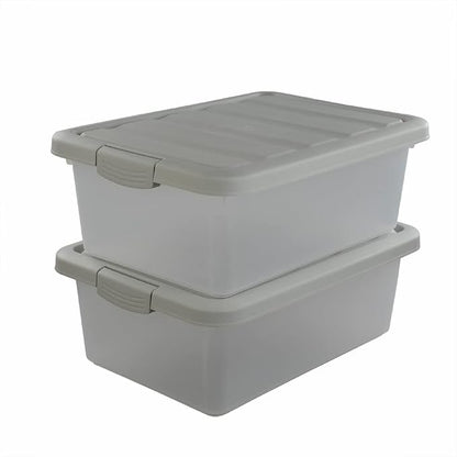 14 Quart Plastic Storage Box, 2 Packs - Image 2