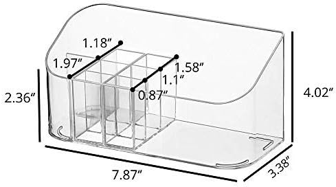 SUNFICON Makeup Tray Holder Organizer Cosmetic Display Case Tabletop Desktop - Image 4