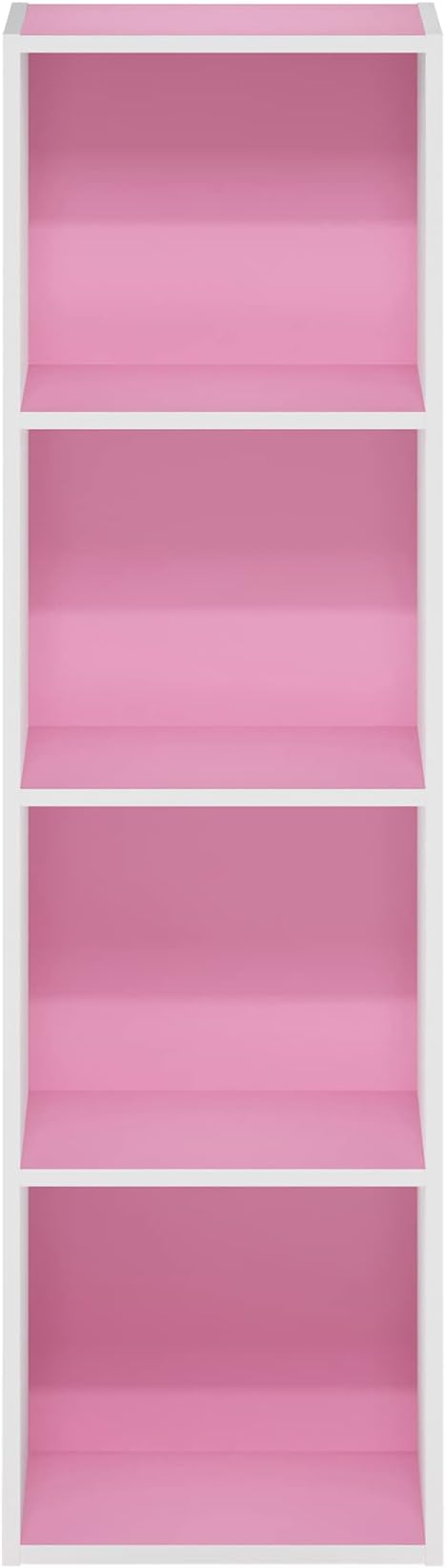 Furinno PASIR Book Shelf, 4-Tier Modern Bookshelf, Open Shelves Bookcase 9 x 12 - Image 7