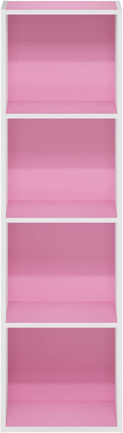 Furinno PASIR Book Shelf, 4-Tier Modern Bookshelf, Open Shelves Bookcase 9 x 12 - Image 7