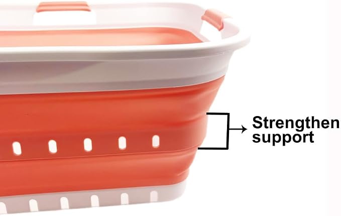 SAMMART 42L Collapsible Plastic Laundry Basket - Image 5