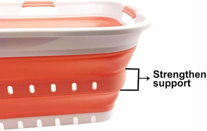 SAMMART 42L Collapsible Plastic Laundry Basket - Image 5