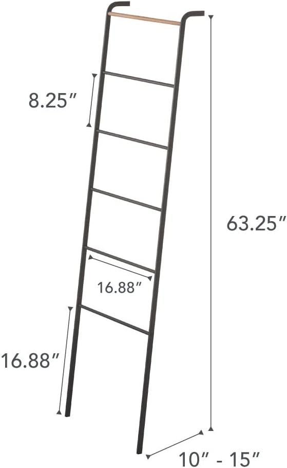 Yamazaki Home Tower Leaning Ladder Rack, Space Saving - Image 6