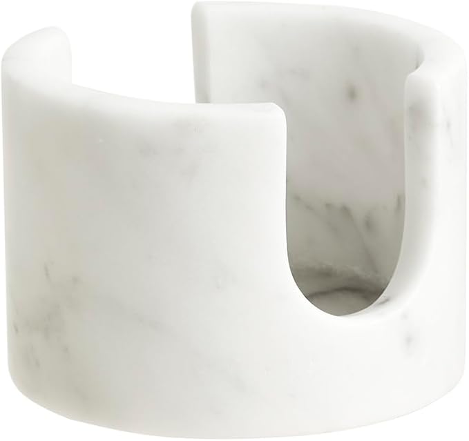 Natural Carrara White Marble Sponge Holder by PHINILUX