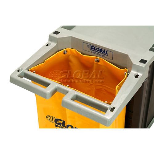 GLOBAL INDUSTRIAL Hotel Cart, Housekeeping Cart - Image 3