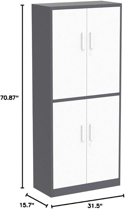 Yizosh Metal Storage Locking Cabinet - Image 3