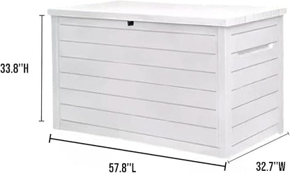 Outdoor Storage Box with Lockable Lid - Image 2