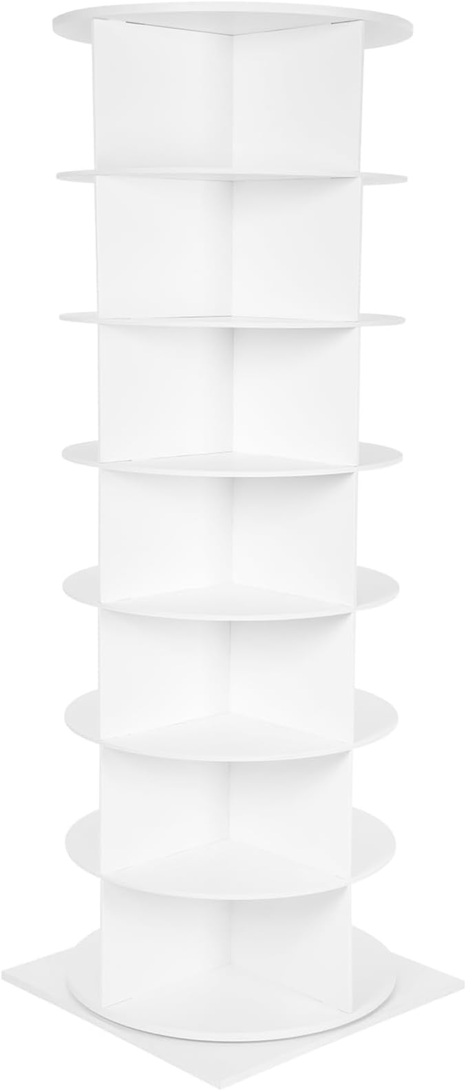 Rotating Shoe Rack, Free Standing Vertical Handbag Rotate Display Storage by iSamLam