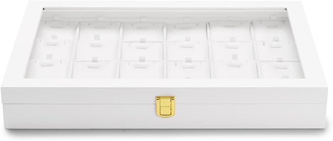 Oirlv White Jewelry Organizer Box - Image 4