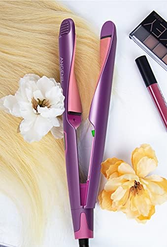 ANGENIL Professional Ion Flat Iron Curling Iron in One, Hair Straightener and - Image 2