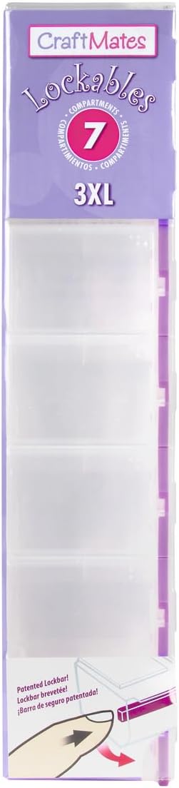 Craft Mates Craft & Sewing Supplies Organizer, 14 Locking Compartments - Image 4