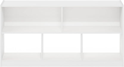 Furinno DALY Book Shelf, 5-Cube Bookshelf, Horizontal Cube Storage Organizer - Image 6