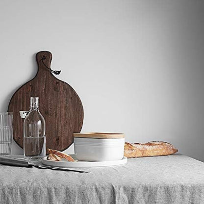 DOWAN Ceramic Butter Dish, Extra Large Butter Keeper - Image 8