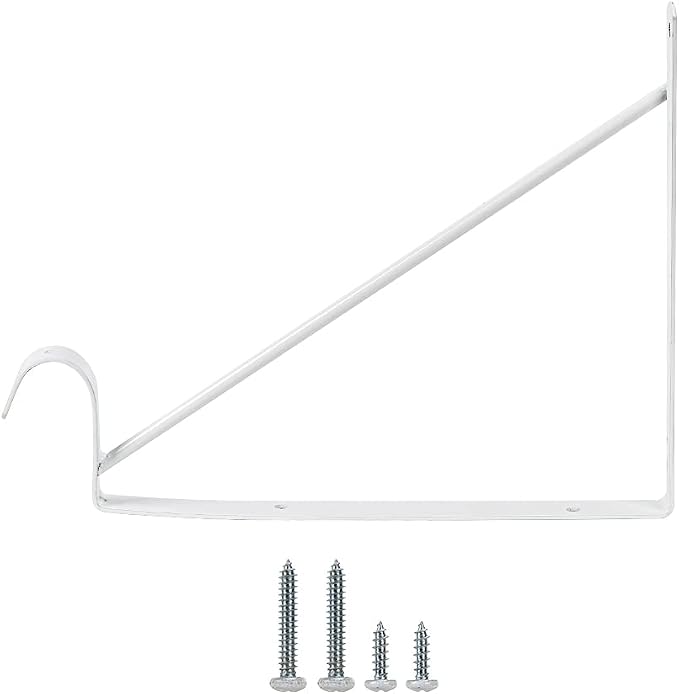 HOME MASTER HARDWARE 10 Pack Heavy Duty Closet Shelf & Rod Brackets, Wall - Image 6