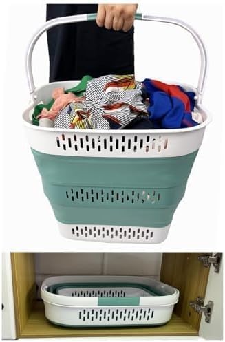 SAMMART 40L Collapsible Plastic Laundry Basket - Image 6